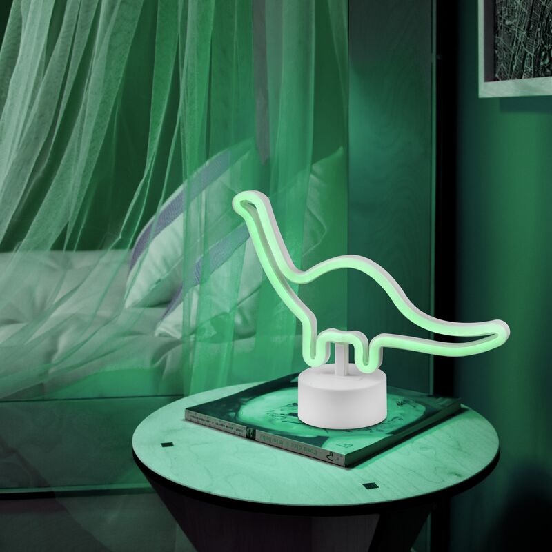 Trio Bronto LED pöytävalaisin valkoinen